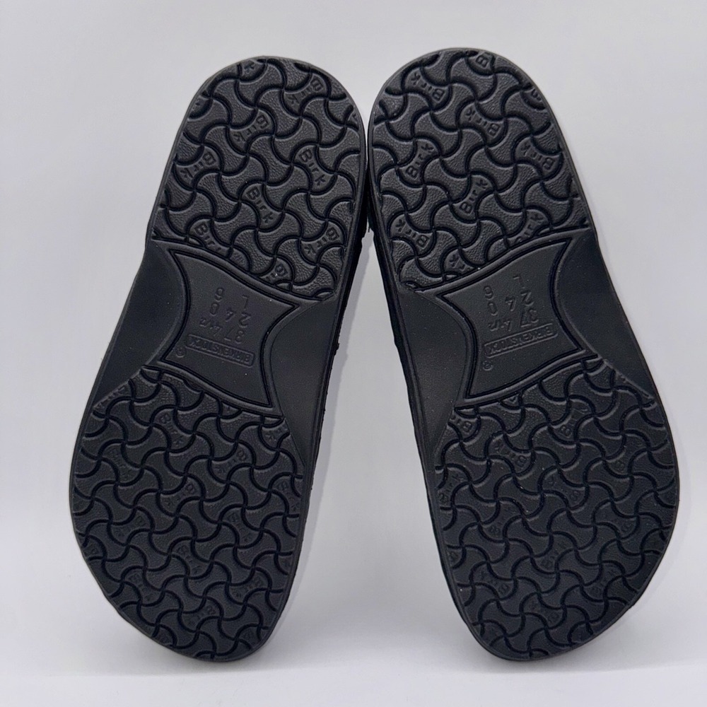 Birkenstock Memphis Shoes Women's Size 6 EU 37 Black Leather - Picture 7 of 15